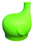 2 PCS Food Grade Silicone Soft Bottle Cap Straw Accessories Elephant Spill Proof Leak Proof Bottle Cap(Green)