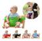 3PCS Chair Portable Seat Dining Lunch Chair Seat Safety Belt Stretch Wrap Feeding Chair Harness Seat Booster(Beige)