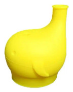 2 PCS Food Grade Silicone Soft Bottle Cap Straw Accessories Elephant Spill Proof Leak Proof Bottle Cap(Yellow)