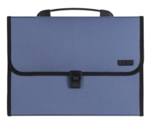 Deli 5556 13-Grid A4 Folder Business Document Business Package Meeting Package(Blue)
