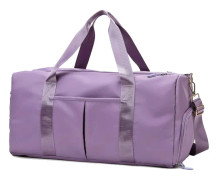 20200 Large Capacity Waterproof Sports Fitness Messenger Bag, Size: L (Taro Purple)