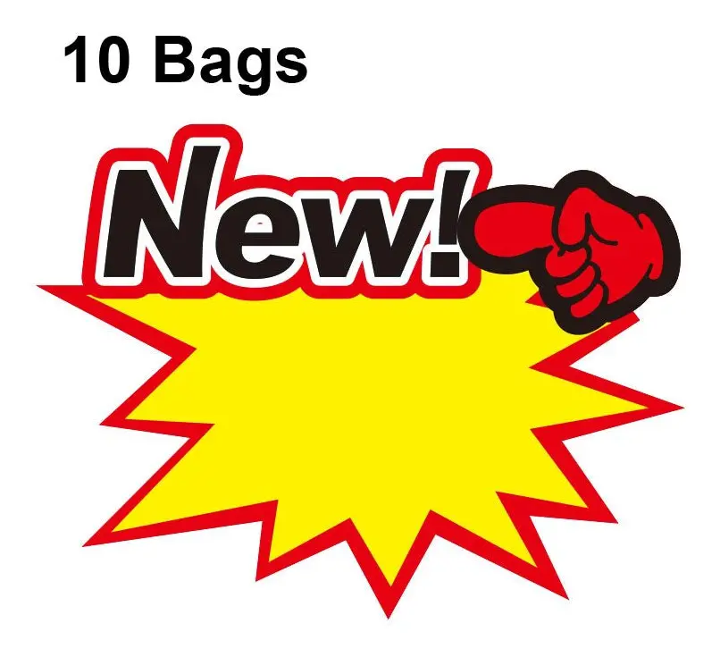 WM-109 10bags 18x14cm Explosion Sticker Product Price Tag Supermarket Price Label