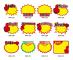 WM-113 10bags 18x14cm Explosion Sticker Product Price Tag Supermarket Price Label