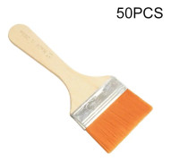 50 PCS Nylon Hair Painting Brush Oil Watercolor Water Powder Paint Brushe(10)