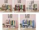 Simple Bookshelf Student Desktop Rack Dormitory Small Bookcase Office Storage Rack(Blue)
