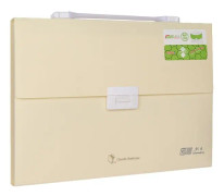 ChuangSheng A4 Hand Ventilation Piano Bag Student Document Storage Plastic Folder(8036 Yellow)