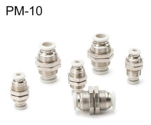 PM-10 LAIZE PM Bulkhead Straight Pneumatic Quick Fitting Connector