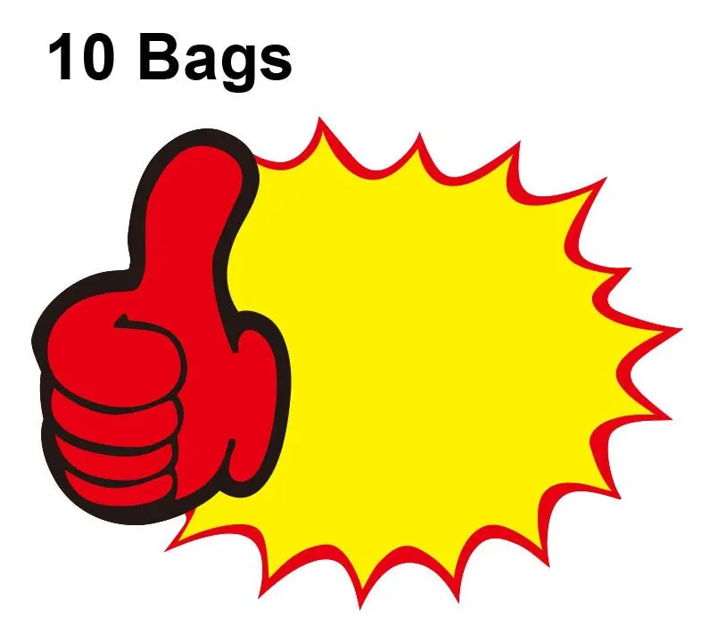 WM-12 10bags 18x14cm Explosion Sticker Product Price Tag Supermarket Price Label