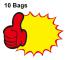 WM-12 10bags 18x14cm Explosion Sticker Product Price Tag Supermarket Price Label