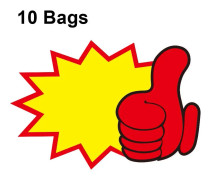 XD-520 10bags 25x19cm Explosion Sticker Product Price Tag Supermarket Price Label