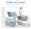 2 PCS Portable Travel Soap Box(Gray)