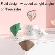 5 PCS Baby Table Corner Anti-collision Silicone Protective Cover(Green)