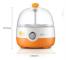 Automatic Power off Cooking Egg Mini Dingle-layer Multi-function Stainless Steel Breakfast Machine, CN Plug, 220V(Orange)
