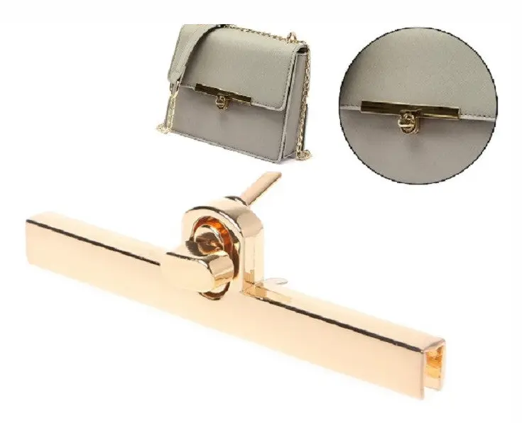 10 PCS Bag Hardware Accessories Mortise Lock Metal Padlock