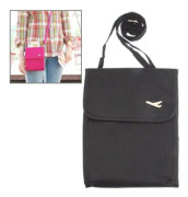 Multifunctional Travel Mini Satchel Bag / Wallet / Card Bag(Black)