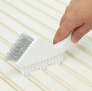 3 PCS Multi-Purpose Cleaning Brush Bathroom Tile Brush Kitchen Crevice Brush Bathroom Floor Tile Brush