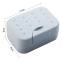 2 PCS Portable Travel Soap Box(Gray)