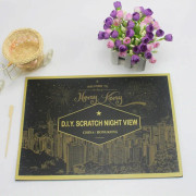 3 PCS A-0018 Golden Hand Scraping Night Scene Drawing Toys(HongKong)