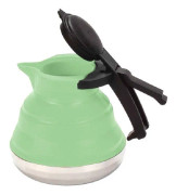 Kitchen Foldable Silicone Water Coffee Teapot(Green)