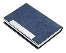 Stainless Steel Business Card Holder(Blue)