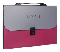ChuangSheng A4 Hand Ventilation Piano Bag Student Document Storage Plastic Folder(8023 Rose Red)