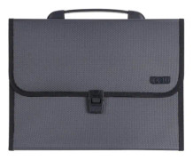 Deli 5556 13-Grid A4 Folder Business Document Business Package Meeting Package(Gray)