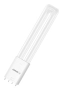 OSRAM DULUX L HF - Ej inbyggt kompakt lysrör - form: biax - glaserad finish - 2G11 - 8 W (motsvarande 18 W) - klass E - varmt vitt ljus - 3000 K