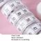 2 PCS Automatic Measuring Circumference Of Measuring Ruler Measuring Tape(White)
