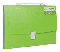 ChuangSheng A4 Hand Ventilation Piano Bag Student Document Storage Plastic Folder(8028 Green)