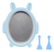 Cartoon Mini Ice Cream Maker Fried Yogurt Machine(Blue)