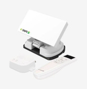 Selfsat Snipe 4 Single med Bluetooth-fjärrkontroll och IOS & Android-kontroll satellitcampingantenn