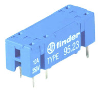 Reläsockel 9523 10 st Finder 9523 (L x B x H) 30.5 x 10 x 10.5 mm