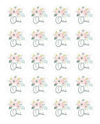 300 runda blomdekaler Ja Ø 3,5 cm