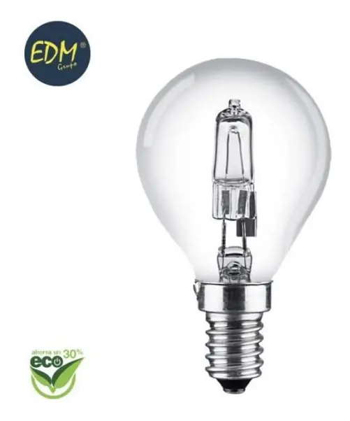 Halogenkula ECO E14 42w (motsvarande 60w) EDM klar