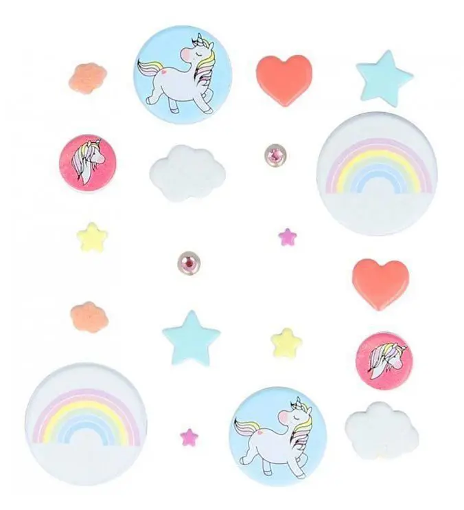 20 Rainbow brads