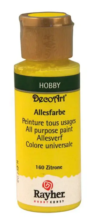 Akrylfärg - Deco Art - Citronsmak - 59 ml - Ljusbeständig - Allt användning