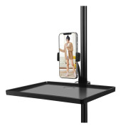 PULUZ Upgrade Version Live Tripod Sound Card Tray, Size: 27 x 20.6cm (Black)