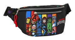 Midjeväska The Avengers Super heroes Svart 23 x 12 x 9 cm