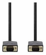VGA Kabel Nedis 5412810264148 2 m Svart Antracitgrå