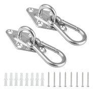 2 ST 5 mm 304 rostfritt stål sandpåse takkrok Heavy Duty svänghängare