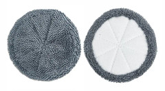 For Ecovacs Deebot N9+ 2pcs Robot Vacuum Cleaner Steam Mop Cloth,Style： Full Hair Gray Rag