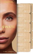 SWATI - Coloured Contact Lenses - Sandstone - 1 Day Lenses x 5