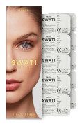 SWATI - Coloured Contact Lenses - Pearl - 1 Day Lenses x 5