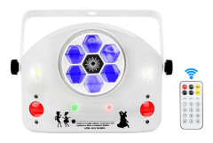 ALIEN 4 IN 1 LED Gobo Strobe Bee Eye Laser Patterns Project DMX Scen Ljuseffekt DJ Disco Party Dans Semester Bröllopsljus