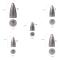 3 Bags LEO 27912 Lure Sea Rod Lead Drop Cast Fishing Sinker, Specification: 5g
