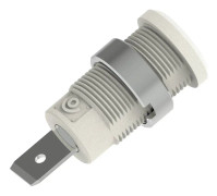 Electro PJP 3266-C-CD1-BC Säkerhets Labhylsa Stift-Ø: 4 mm Vit 1 st