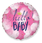 GoDan Balon foliowy Hello Baby Girl FX 46cm