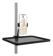 PULUZ Upgrade Version Live Tripod Sound Card Tray, Size: 27 x 20.6cm (Black)