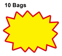 WM-314 10bags 9x7cm Explosion Sticker Product Price Tag Supermarket Price Label