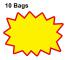 WM-314 10bags 9x7cm Explosion Sticker Product Price Tag Supermarket Price Label